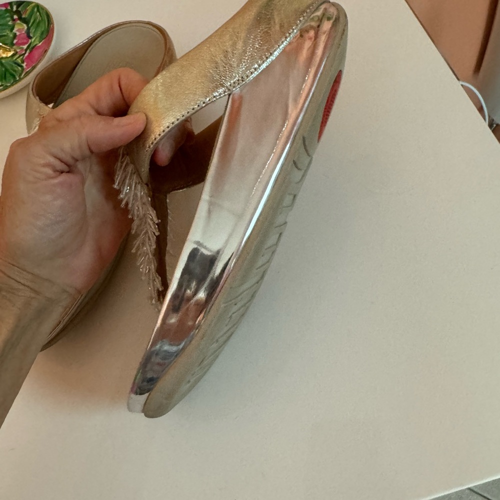 Fitflop Metallic Sandals - Picture 7 of 12